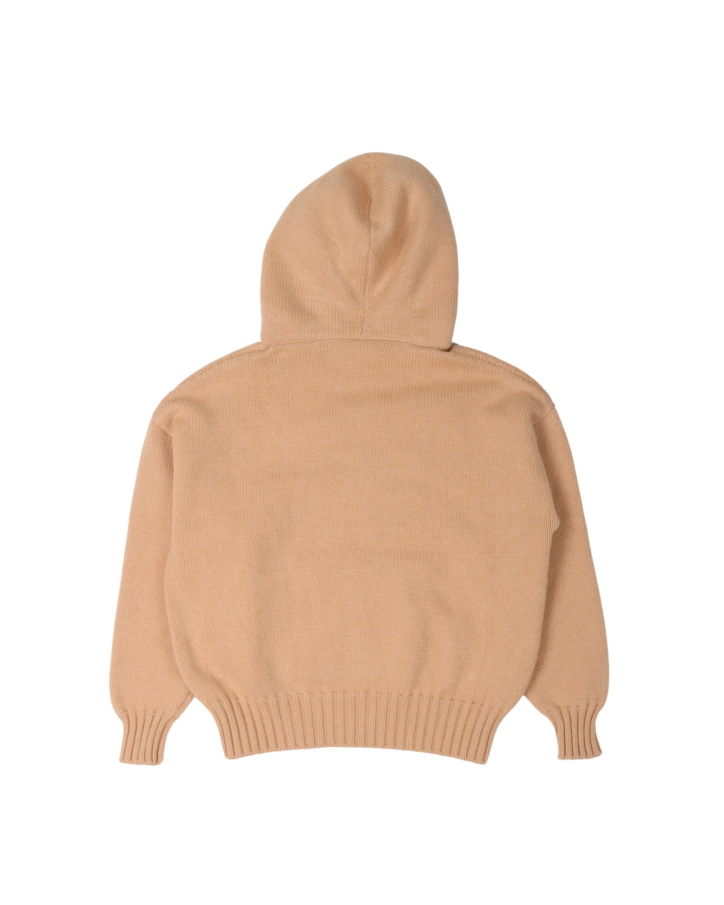 Cotton Knit Hoodie