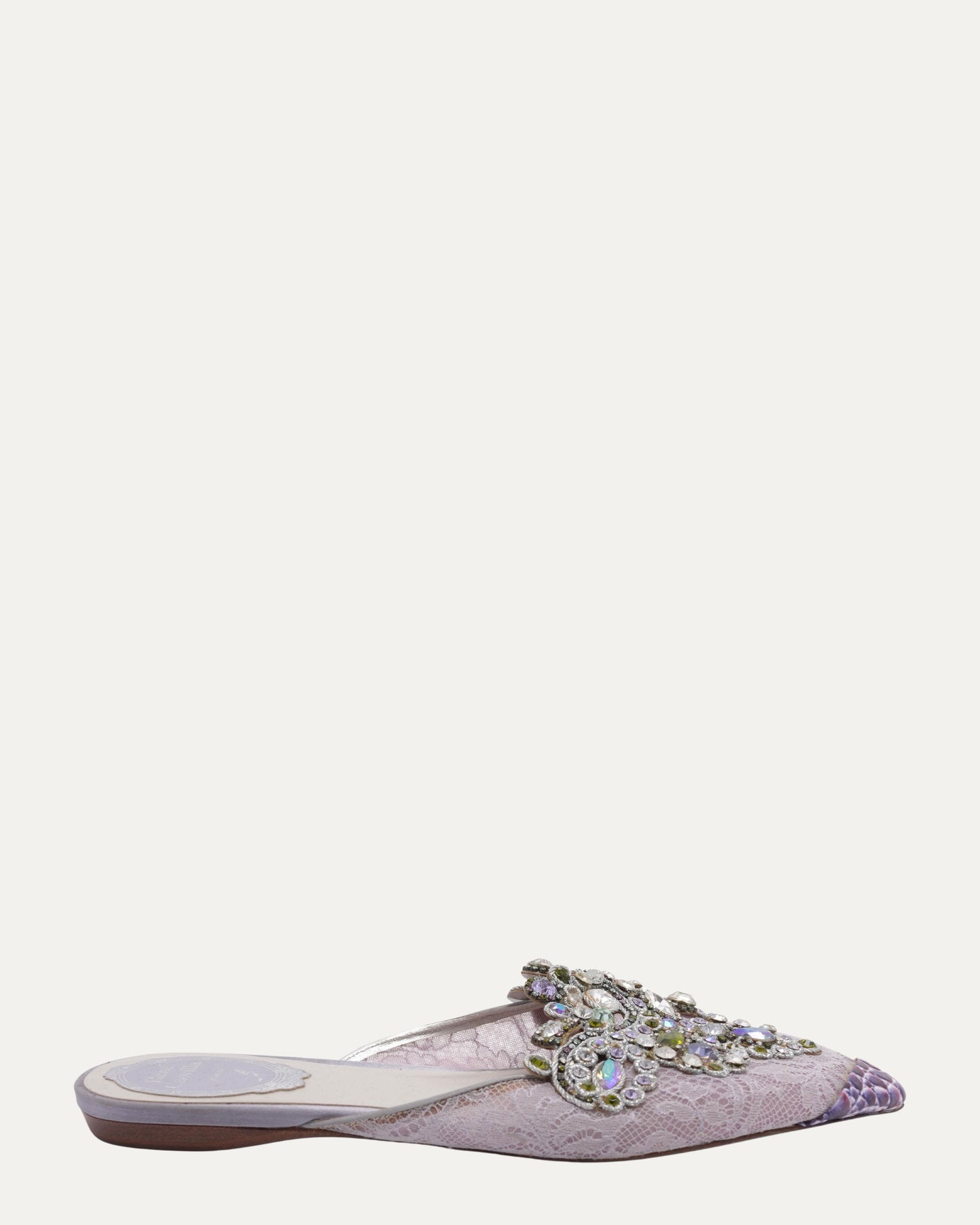 Jewel Embellished Mules
