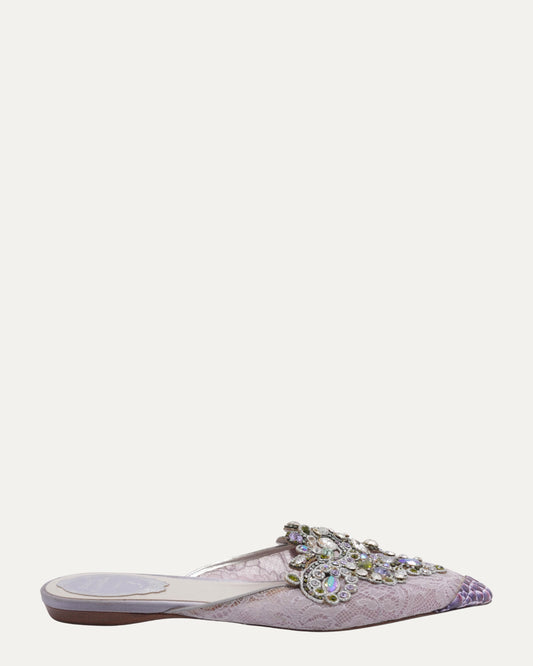 Jewel Embellished Mules