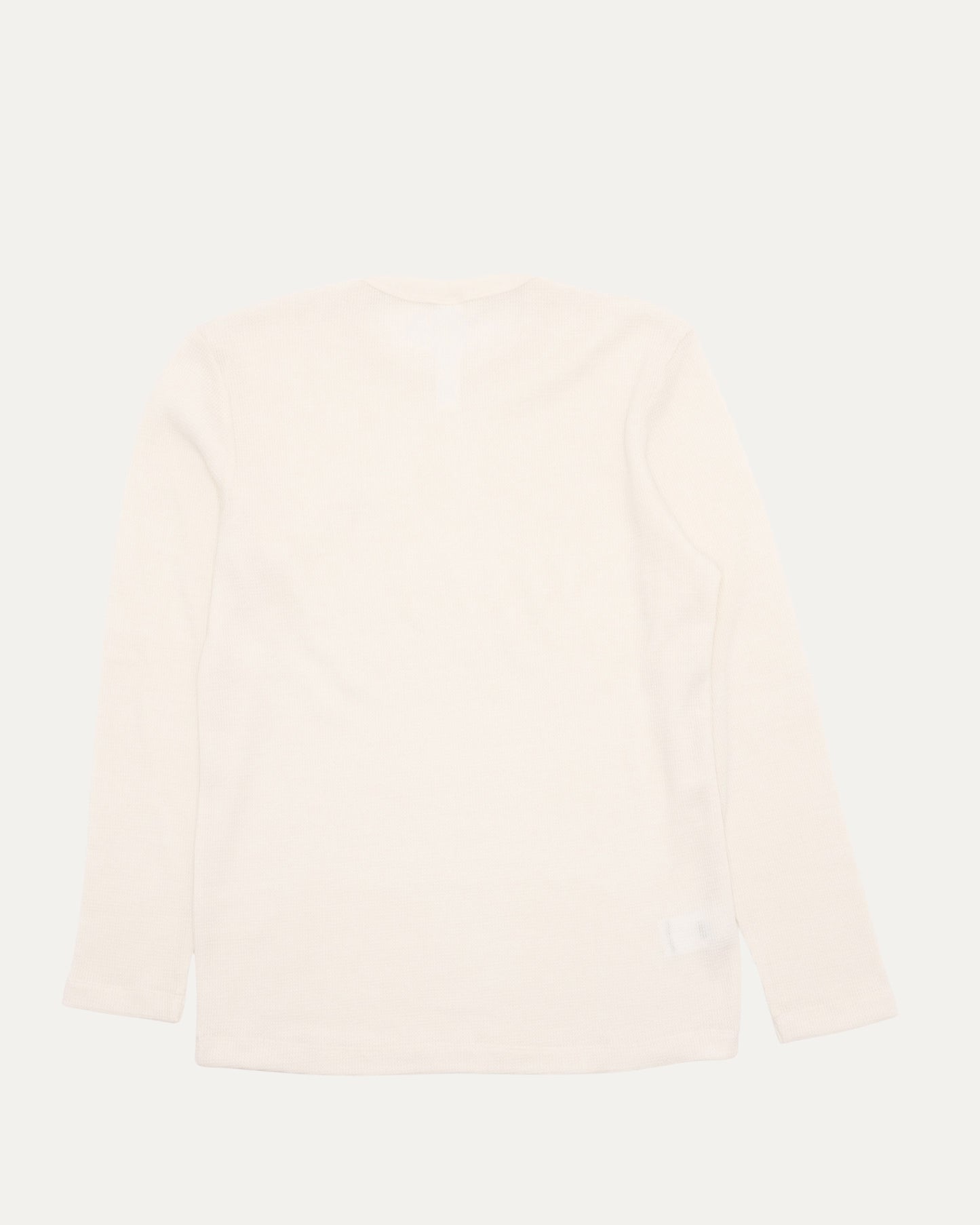 Embroidered Thermal Long Sleeve T-Shirt