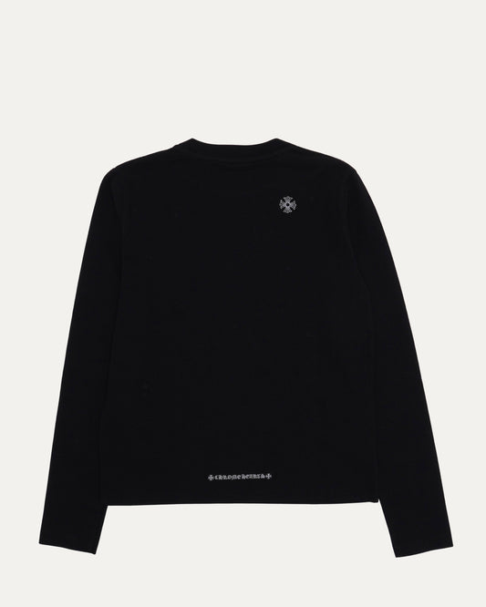 Heavyweight Embroidered Dagger Long Sleeve T-Shirt