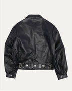 Studded Scorpio Rising Leather Jacket