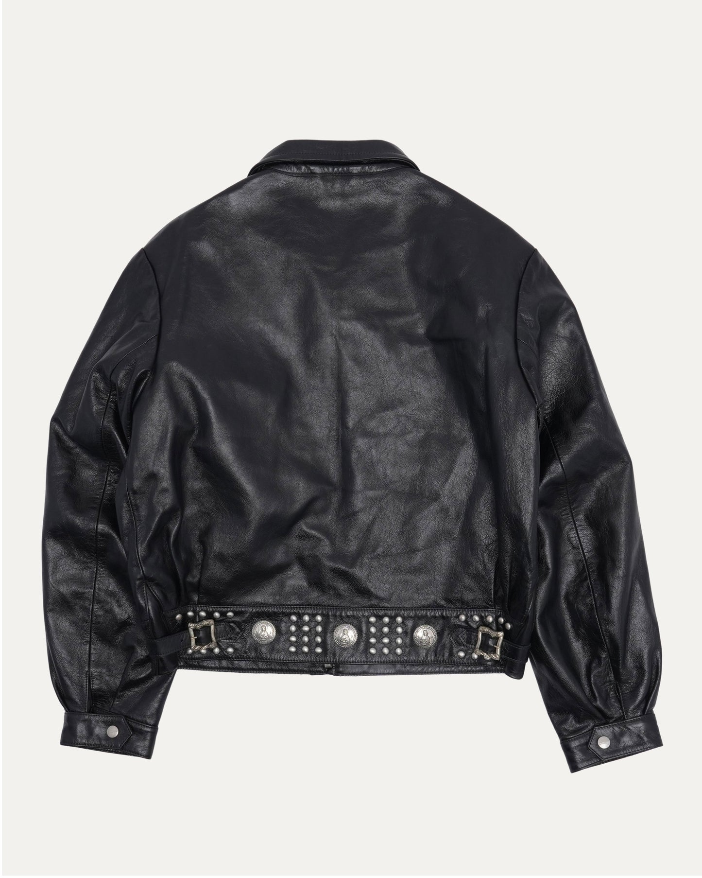 Studded Scorpio Rising Leather Jacket