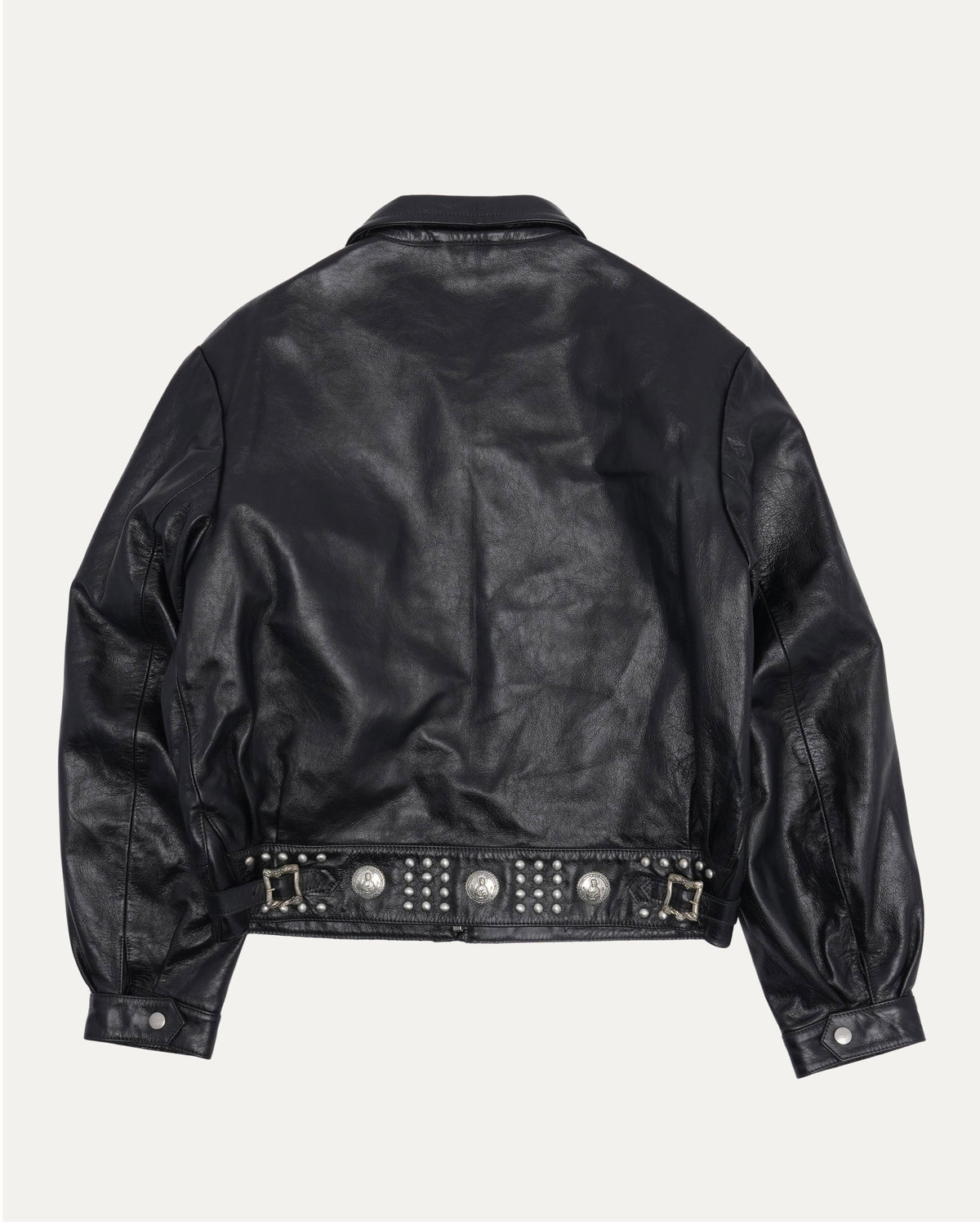 Studded Scorpio Rising Leather Jacket