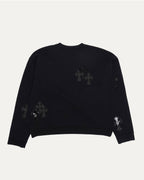 Paper Jam Cross Patch Crewneck Sweatshirt