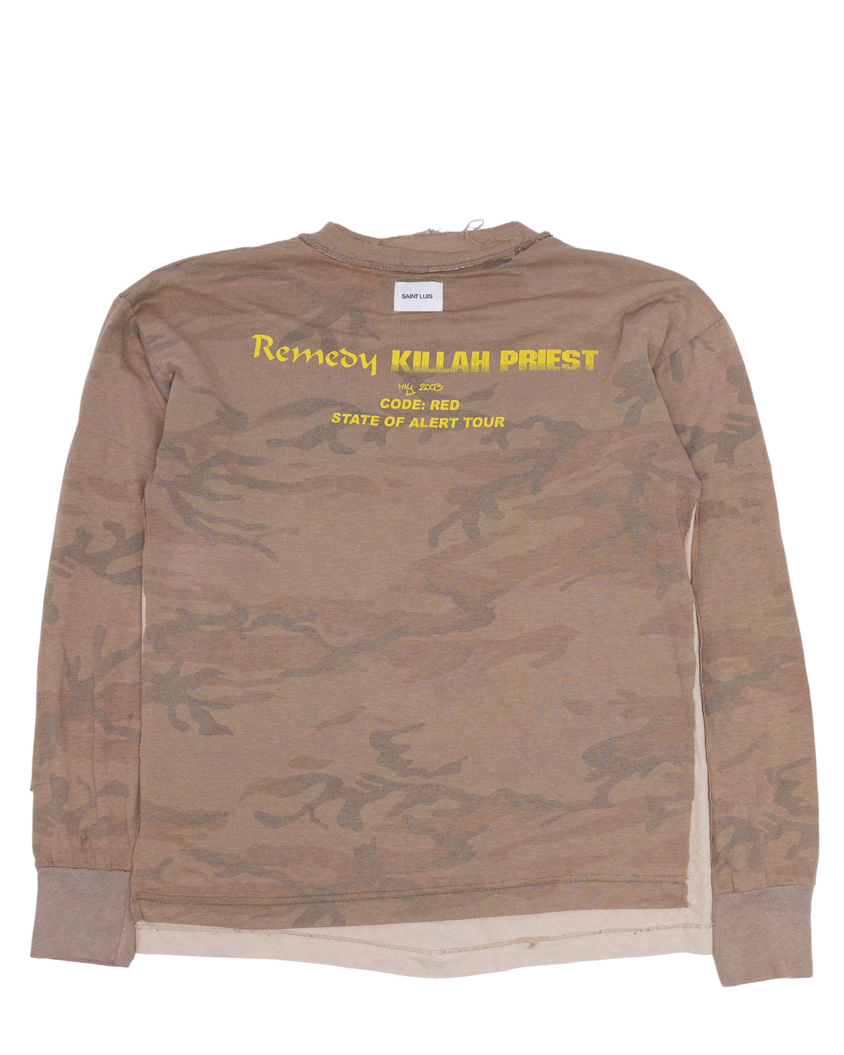 Wu-Tang Clan Beastie Boys Repaired Reversible Long Sleeve T-Shirt