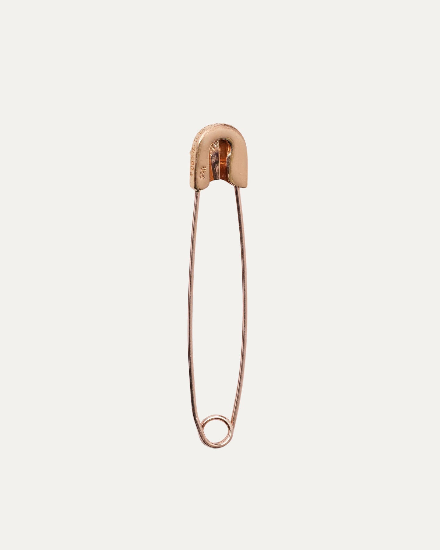 Large Gold Plus Cross Safety Pin