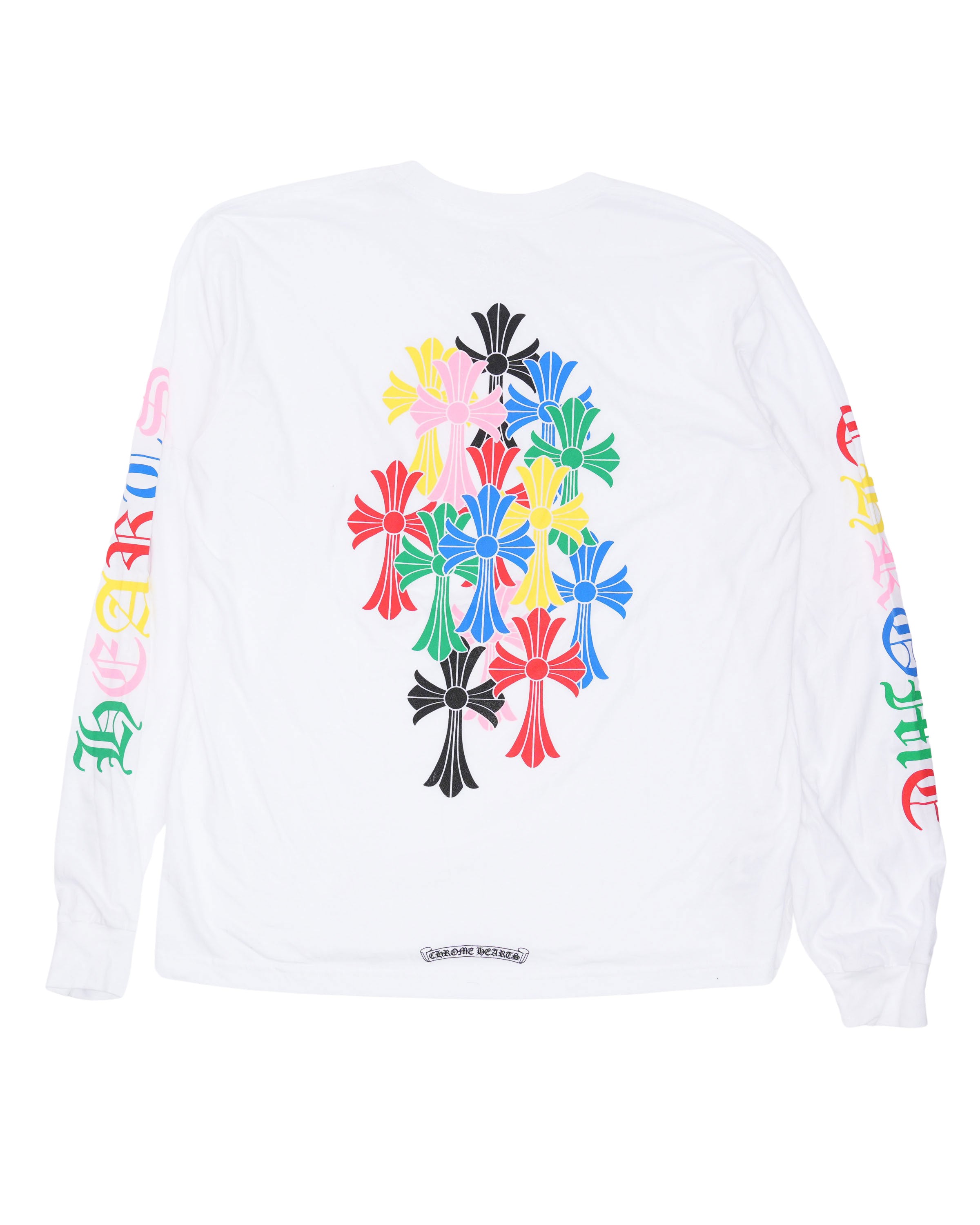 Multicolor Cross Long Sleeve T-Shirt