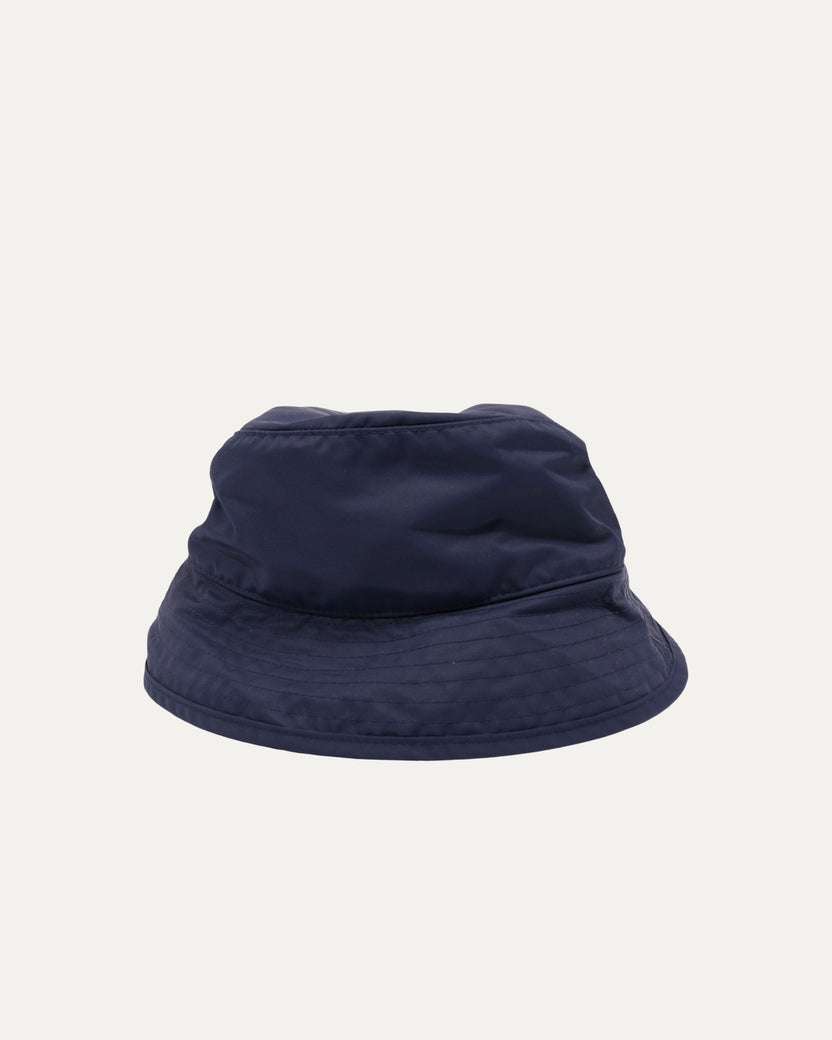 Nylon Cross Patch Bucket Hat