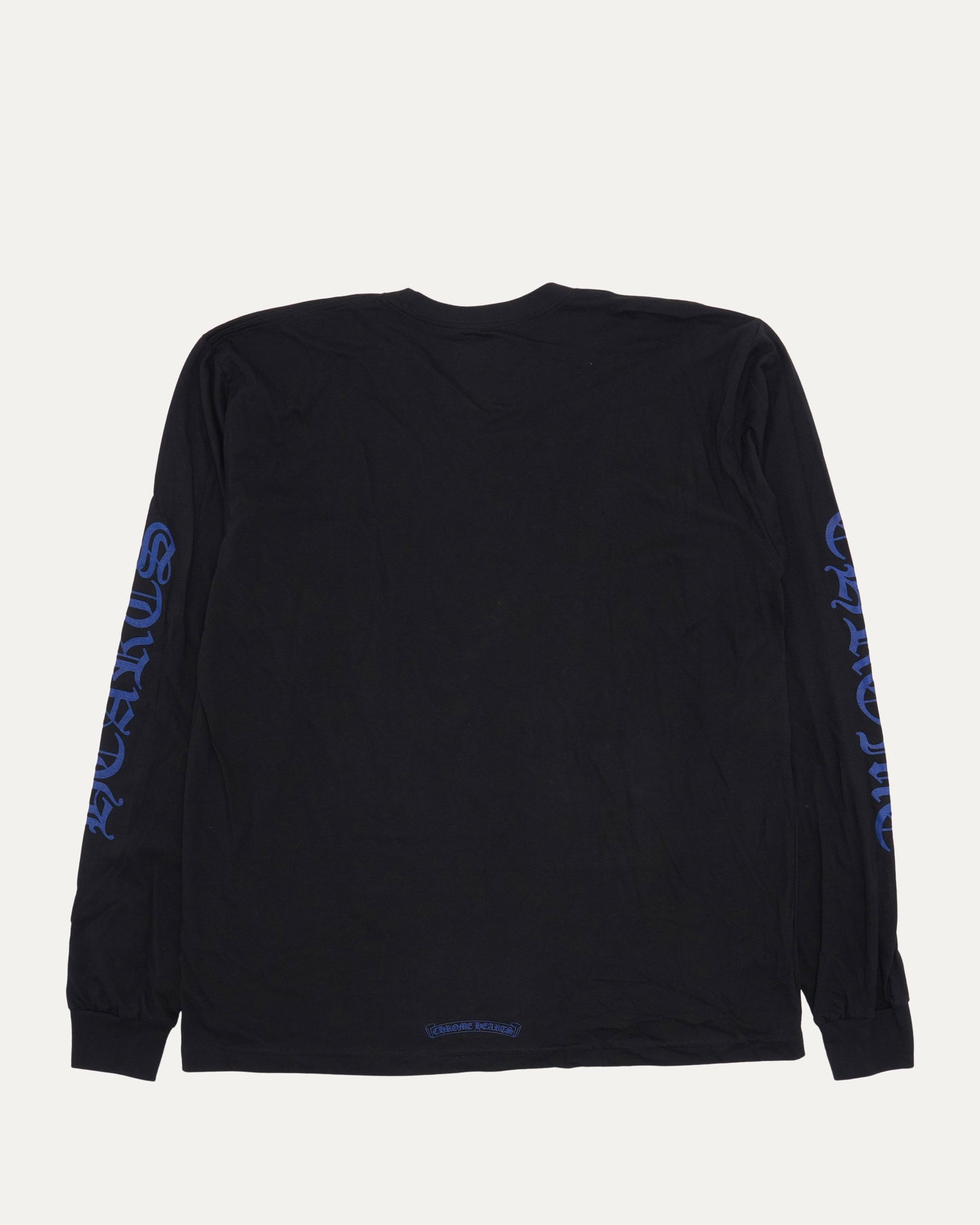 Neck Logo Long Sleeve Pocket T-Shirt