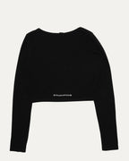 Cropped Vine Dagger Cardigan Sweater