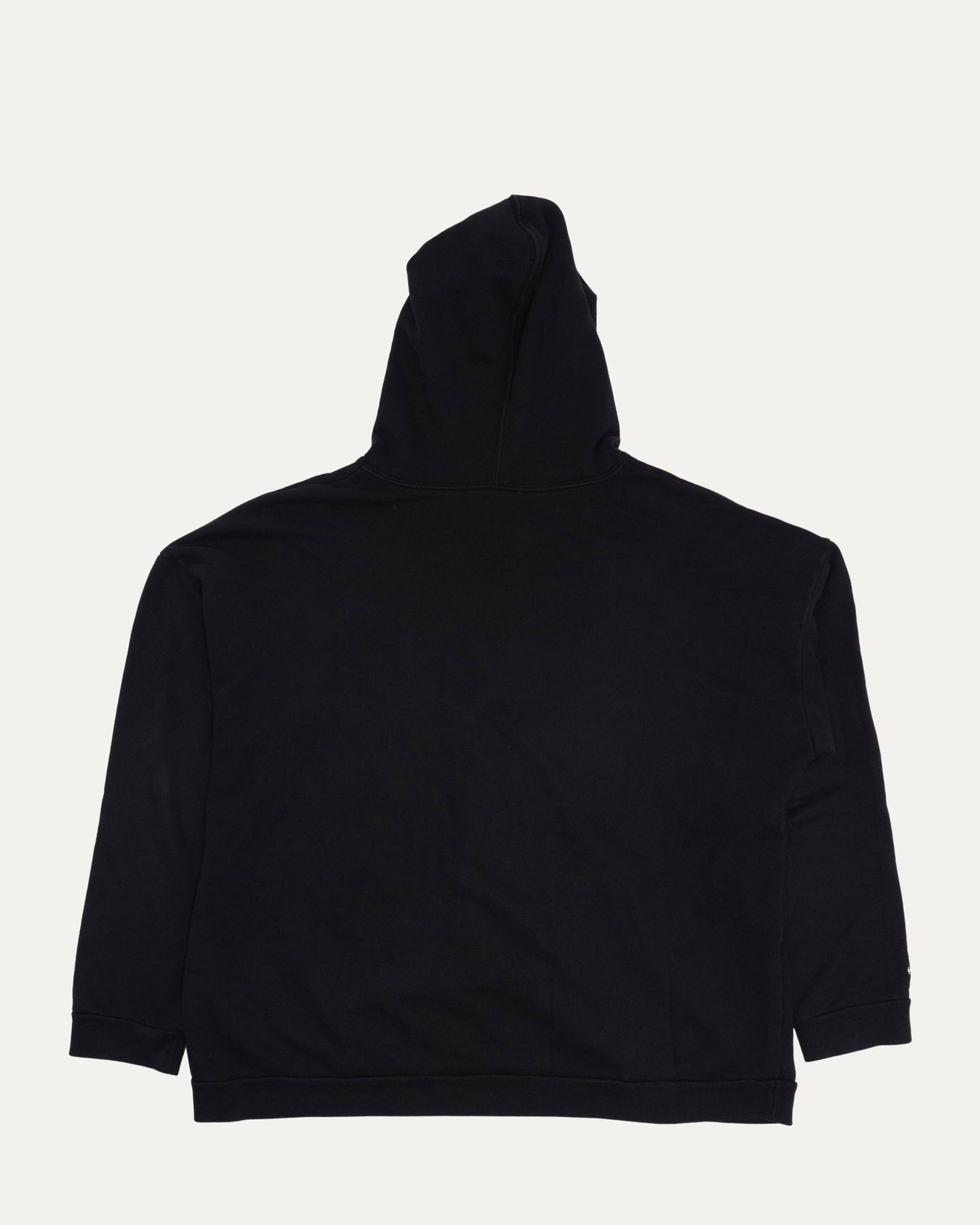 Embroidered Vertical Logo Hoodie