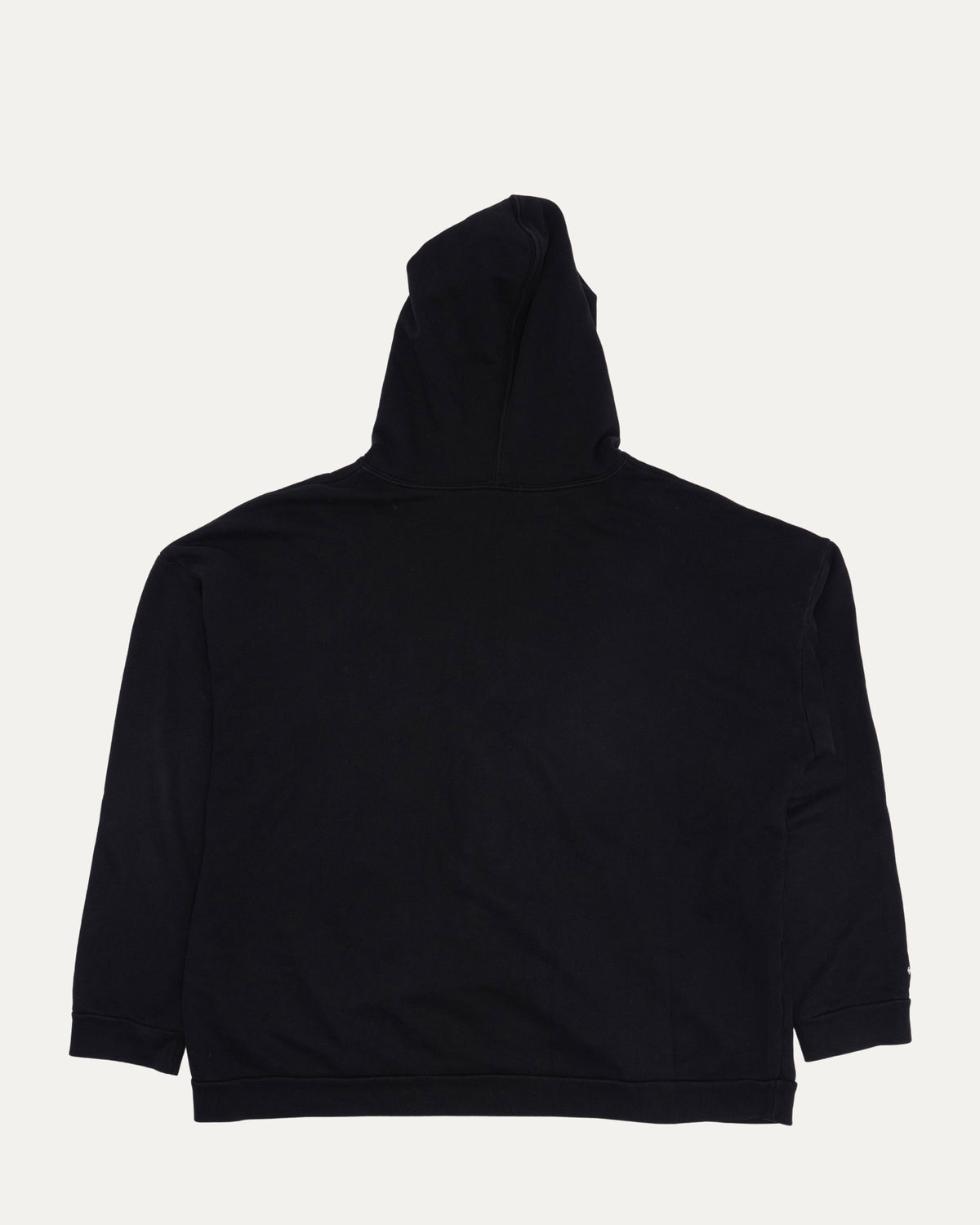 Embroidered Vertical Logo Hoodie