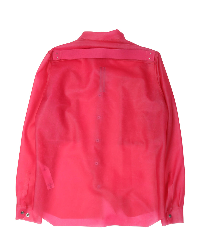 SS23 EDFU Transparent Leather Fogpocket Outershirt