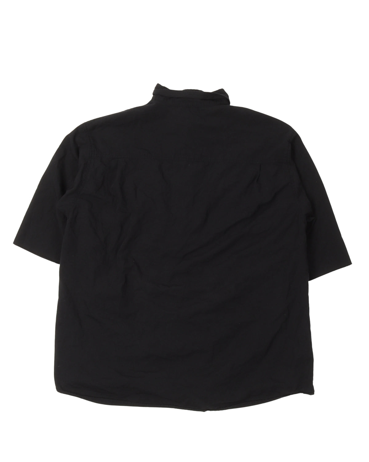 Contrast Panel Short Sleeve Shirt