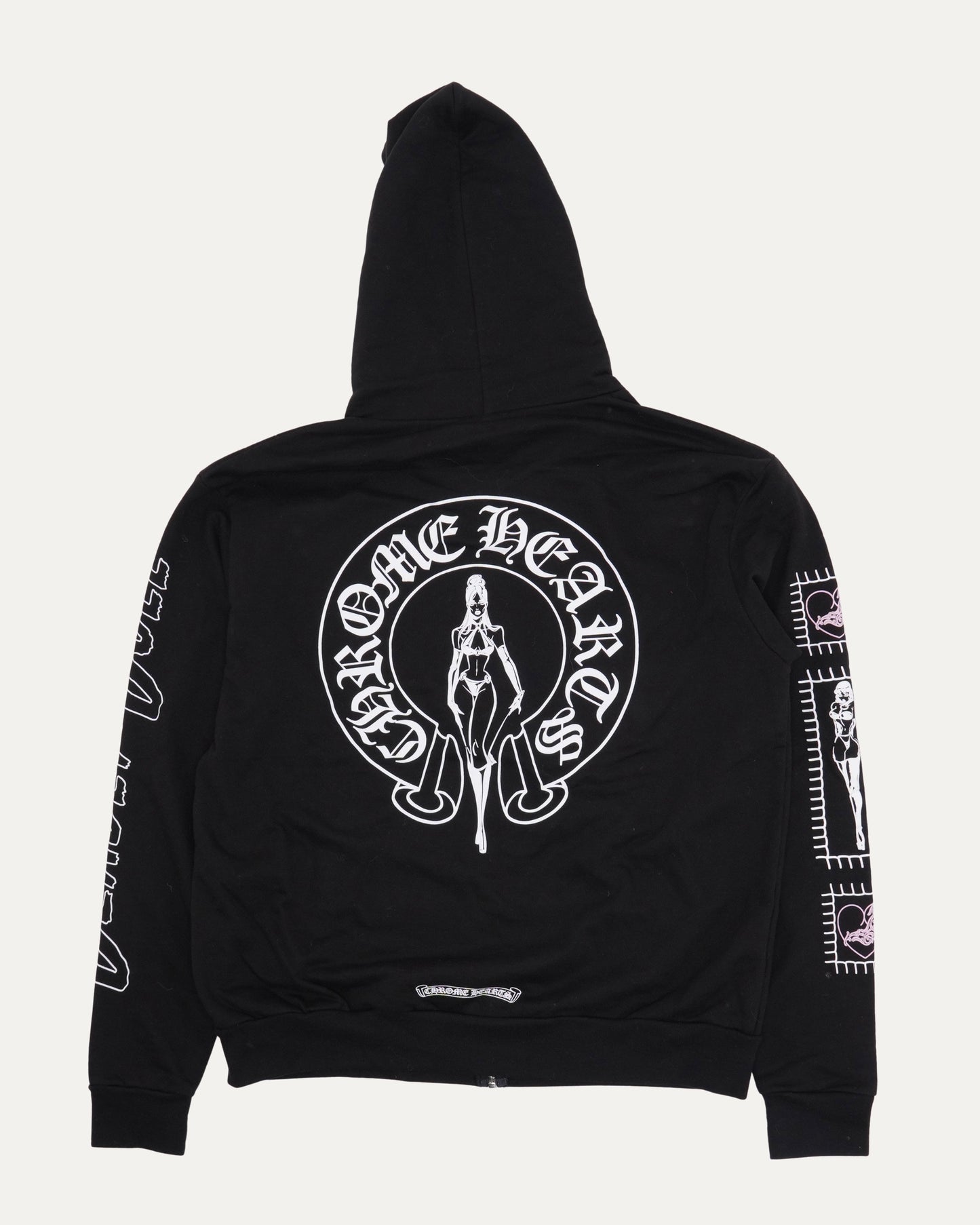 Deadly Doll Vine Dagger Zip Up Hoodie