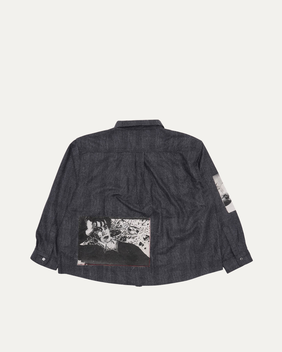 Mr Porter Exclusive Patchwork Checked Virgin Wool-Flannel Shirt