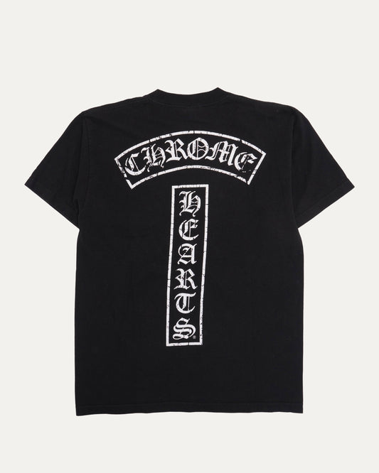 Vintage Vertical Logo Star Pocket T-Shirt