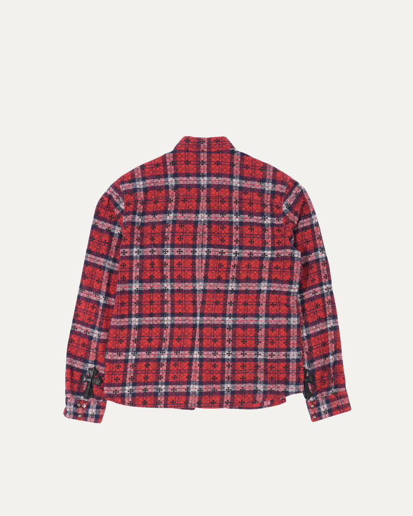 Cross Patch Flannel Shirt