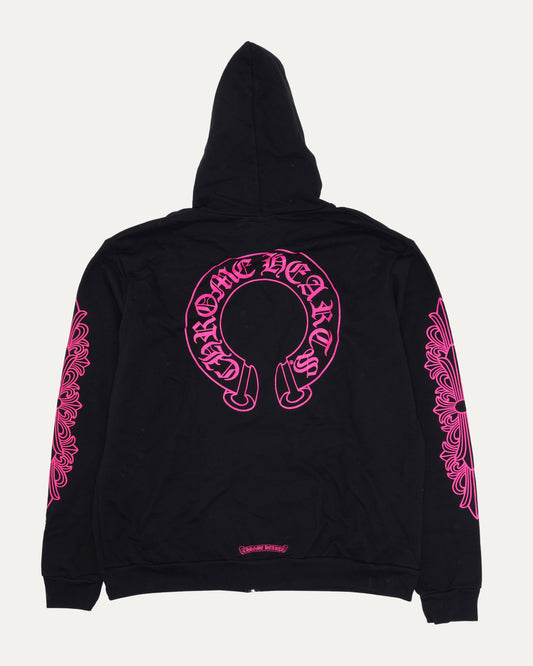 Horseshoe Logo Zip Up Hoodie