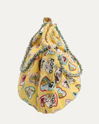 Canvas Valentine Hobo Bag