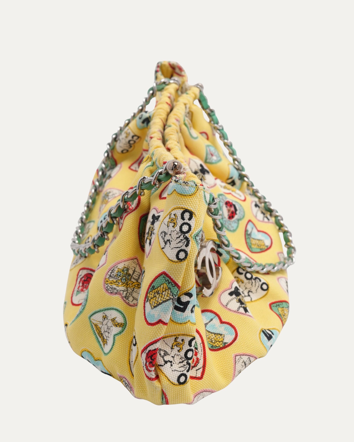 Canvas Valentine Hobo Bag