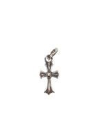 Baby Fat Pink Sapphire Cross Charm