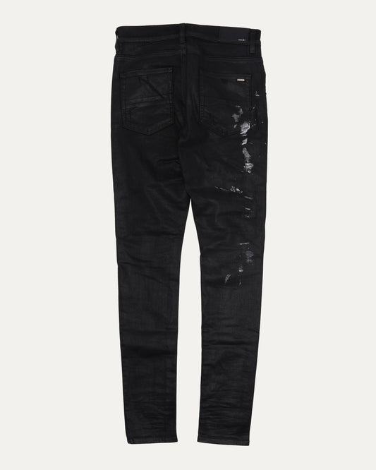 Distressed Waxed MX1 Jeans