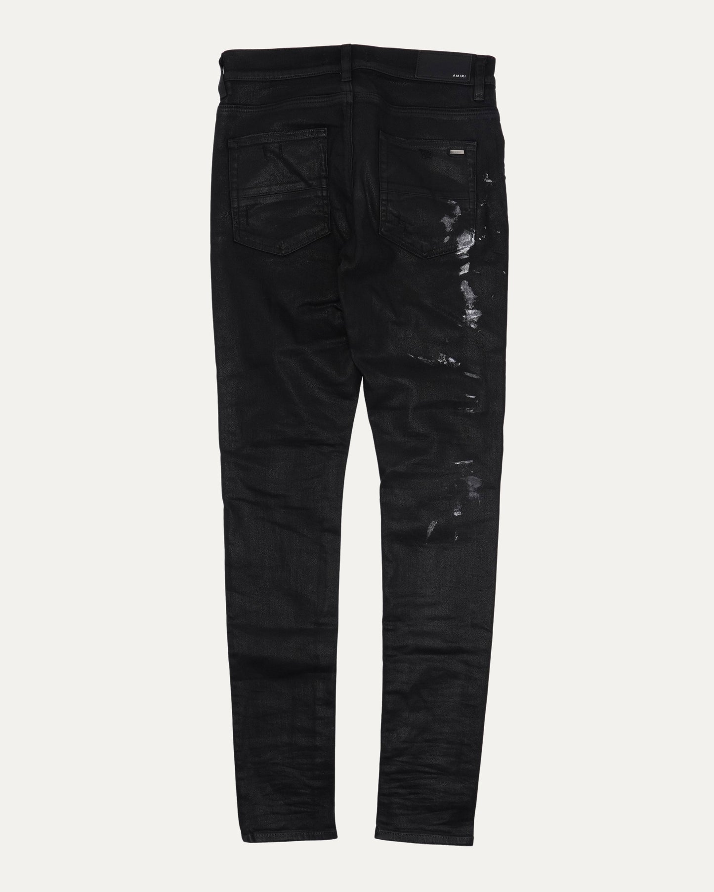 Distressed Waxed MX1 Jeans