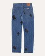 Levis 501 Cross Patch Jeans