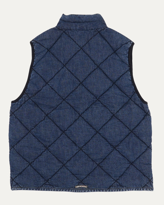 Teenage Kicks Quilted Denim Vest