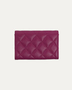 Quilted Caviar Flap Wallet
