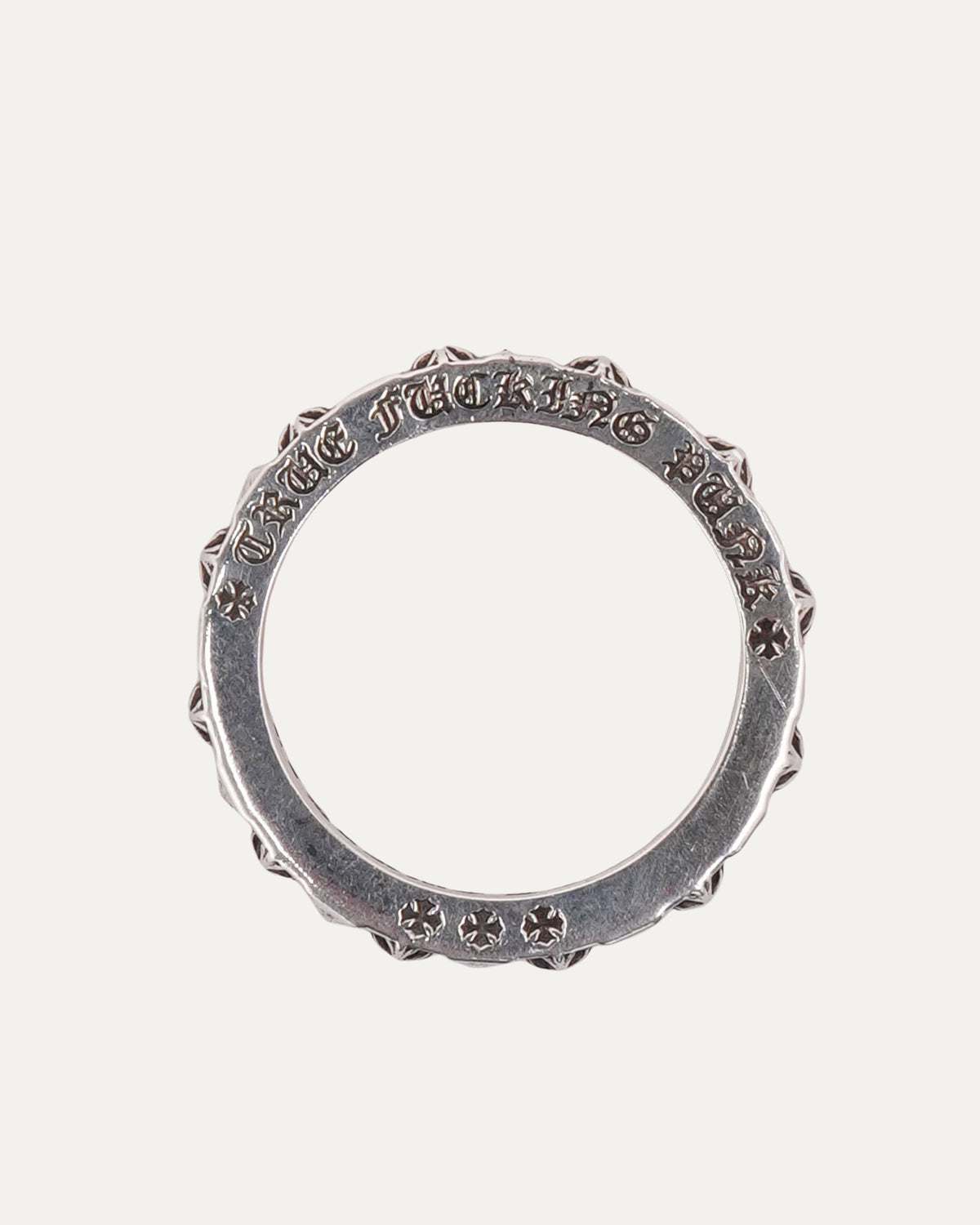 True Fucking Punk Plus Cross Ring