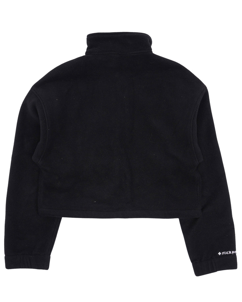 Cropped Horseshoe Fleece Quarter Zip