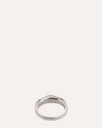 Mini Floral Cross Ring