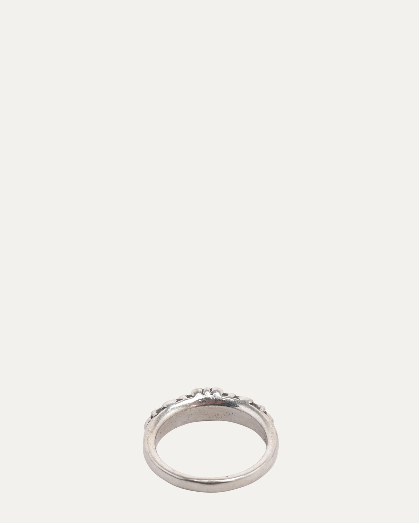 Mini Floral Cross Ring
