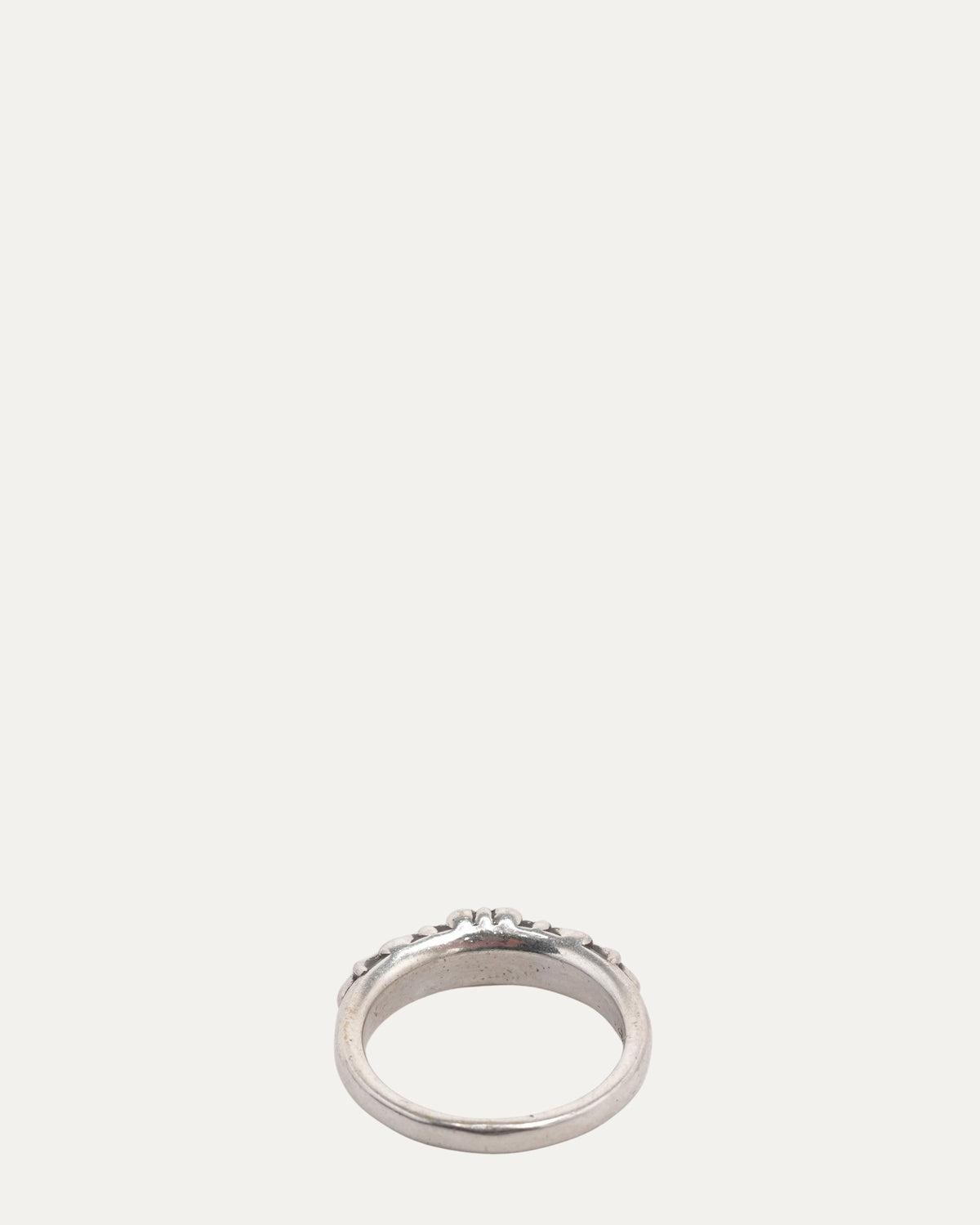 Mini Floral Cross Ring