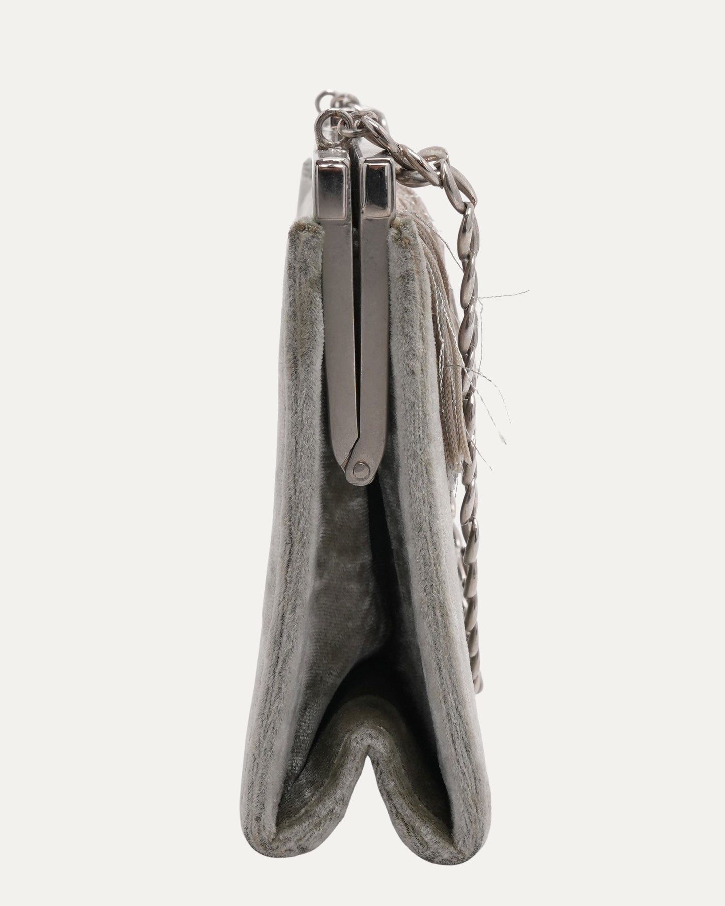 SS 1998 Velour Chain Tassel Bag