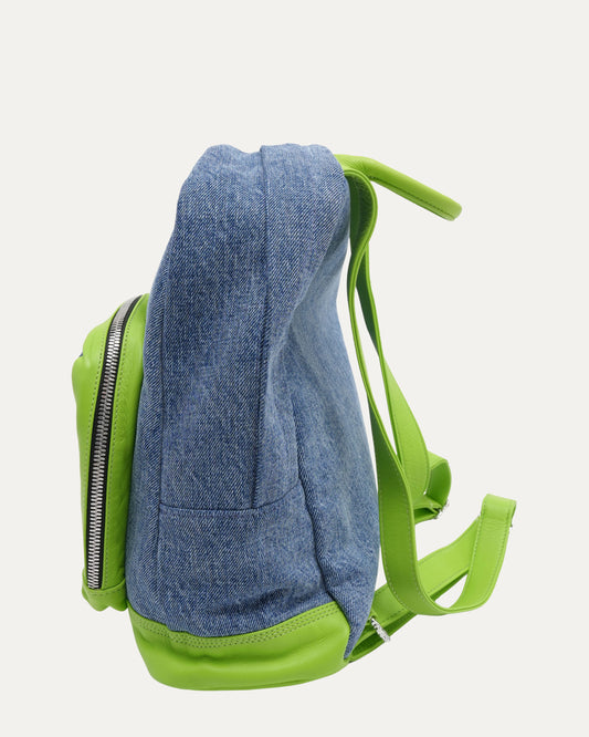 Denim Cross Patch Mini Seventh Grade Backpack