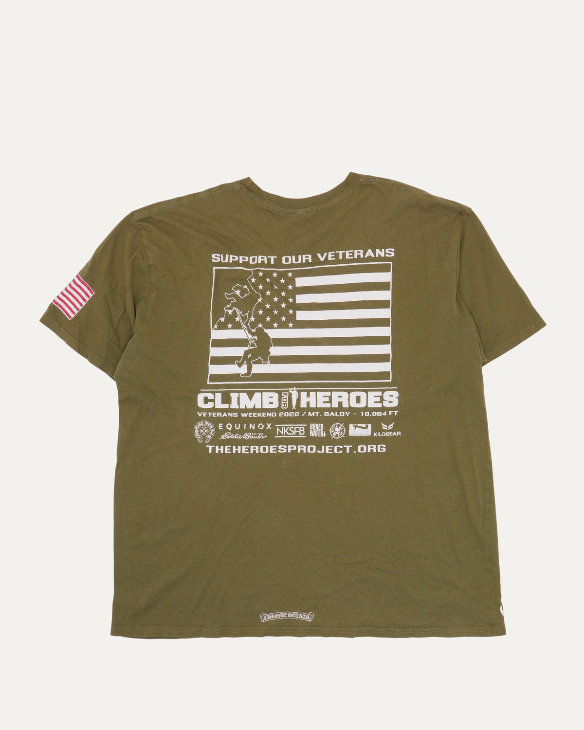 Climb For Heroes Horseshoe Logo T-Shirt
