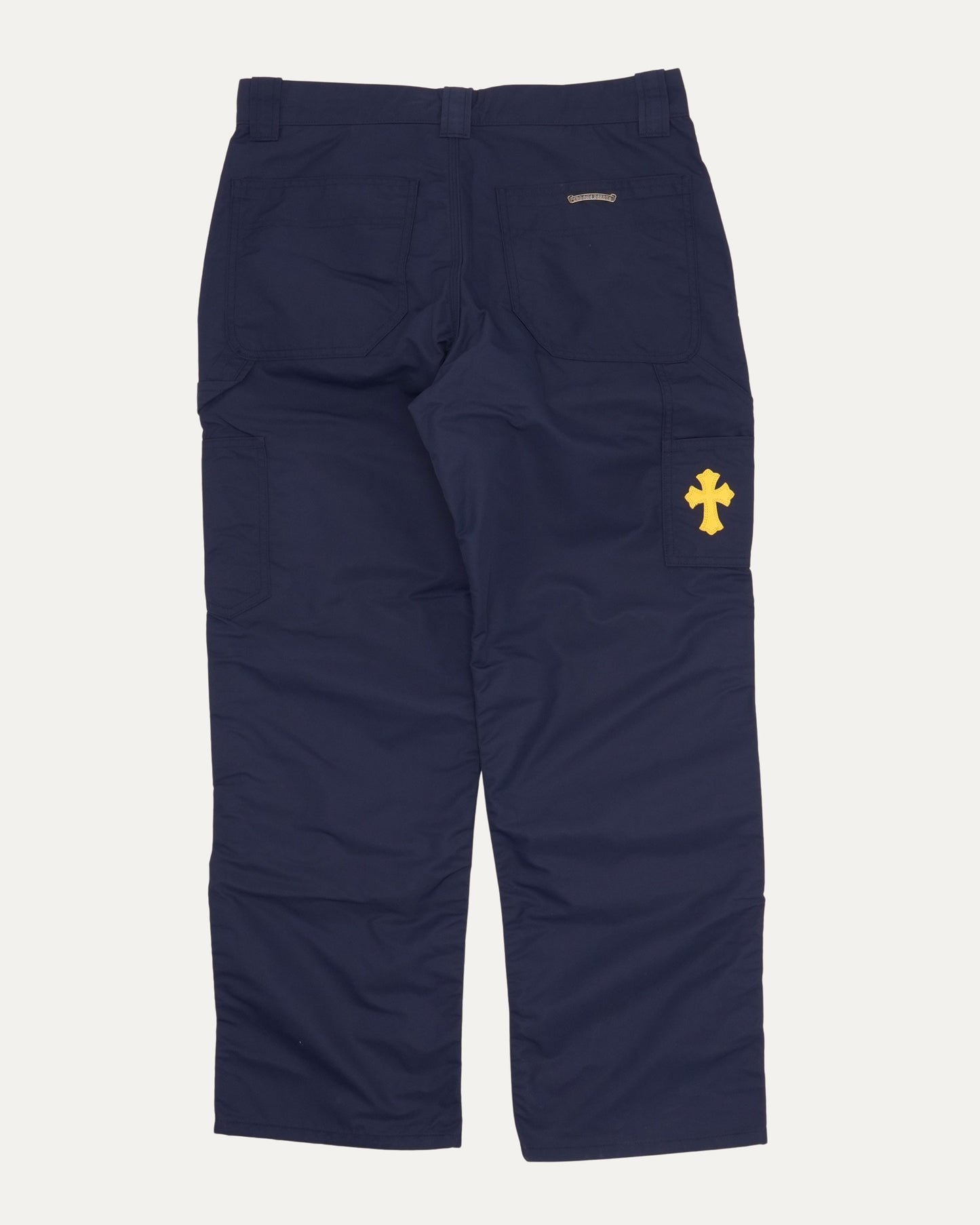 Nylon and Leather Double Knee Carpenter Pants