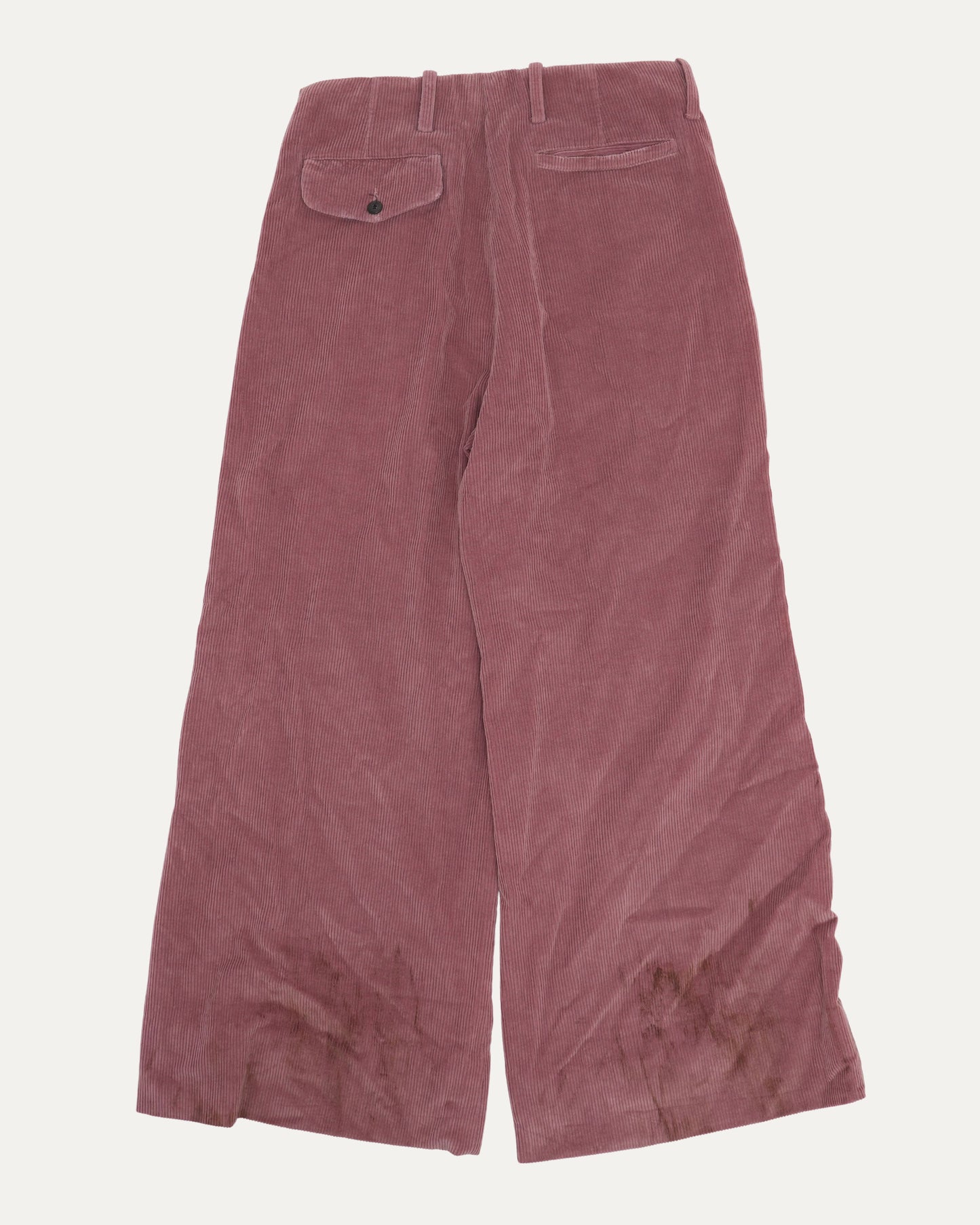Corduroy Wide Leg Trousers