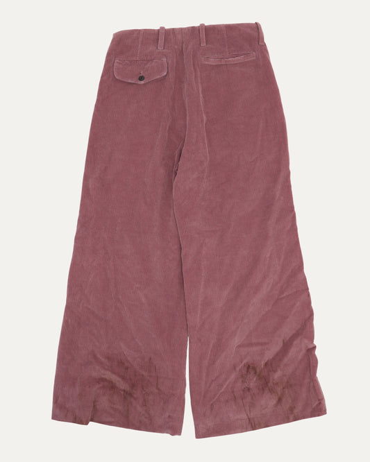 Corduroy Wide Leg Trousers