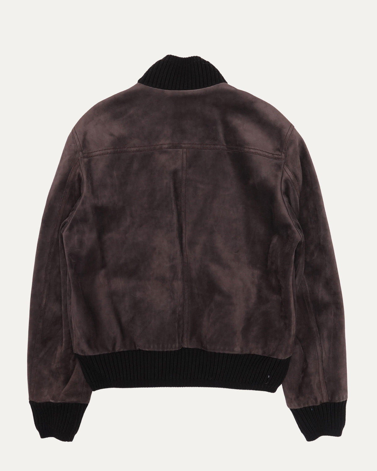 Suede Bomber Jacket