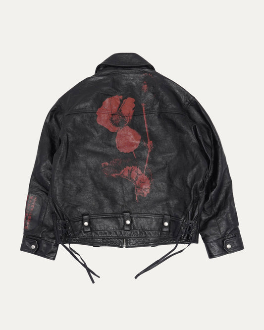 Midnight Oil Aviator Leather Jacket