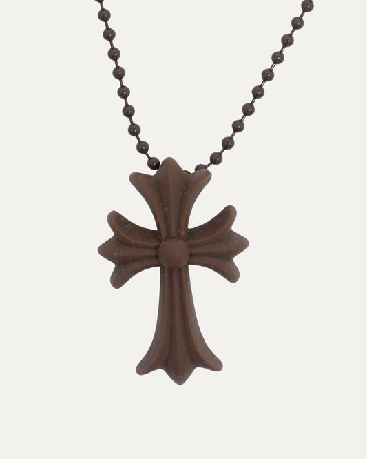Silichrome Cross Necklace