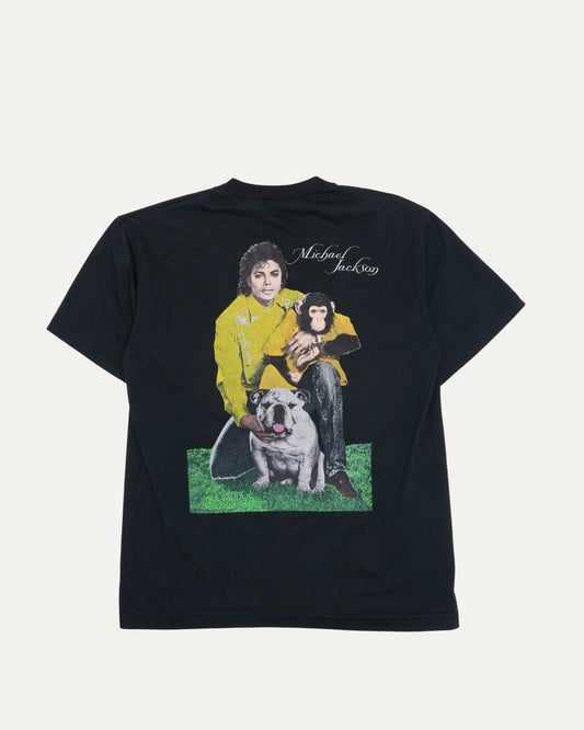 Michael Jackson Bubbles Bulldog T-Shirt