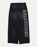 Embroidered Logo Jeans