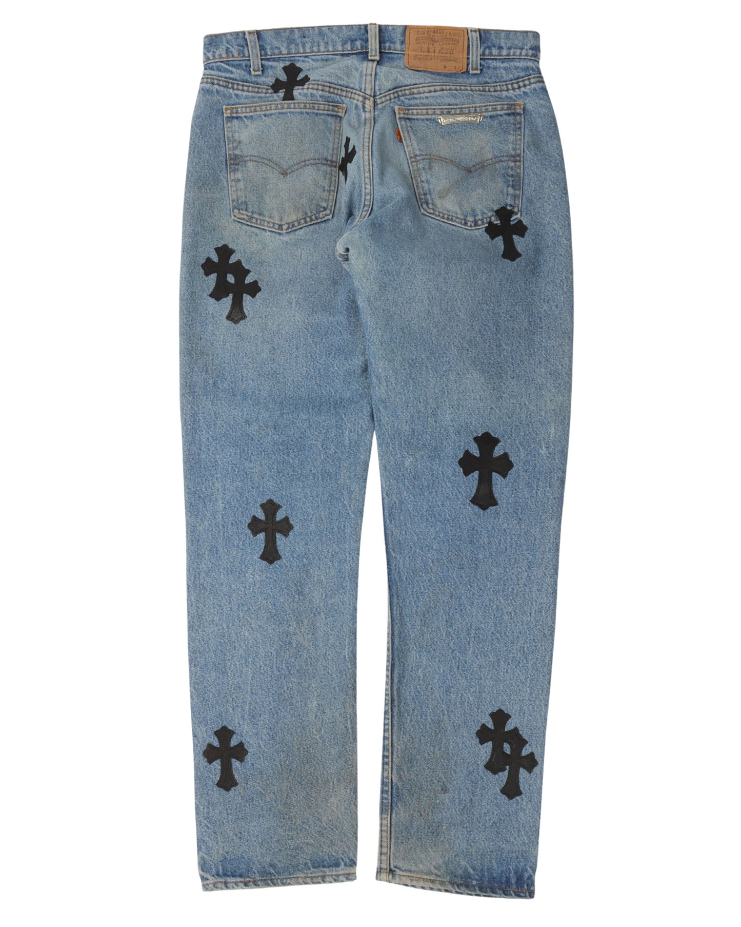 Levi's Zipper Fly Cross Patch Jeans