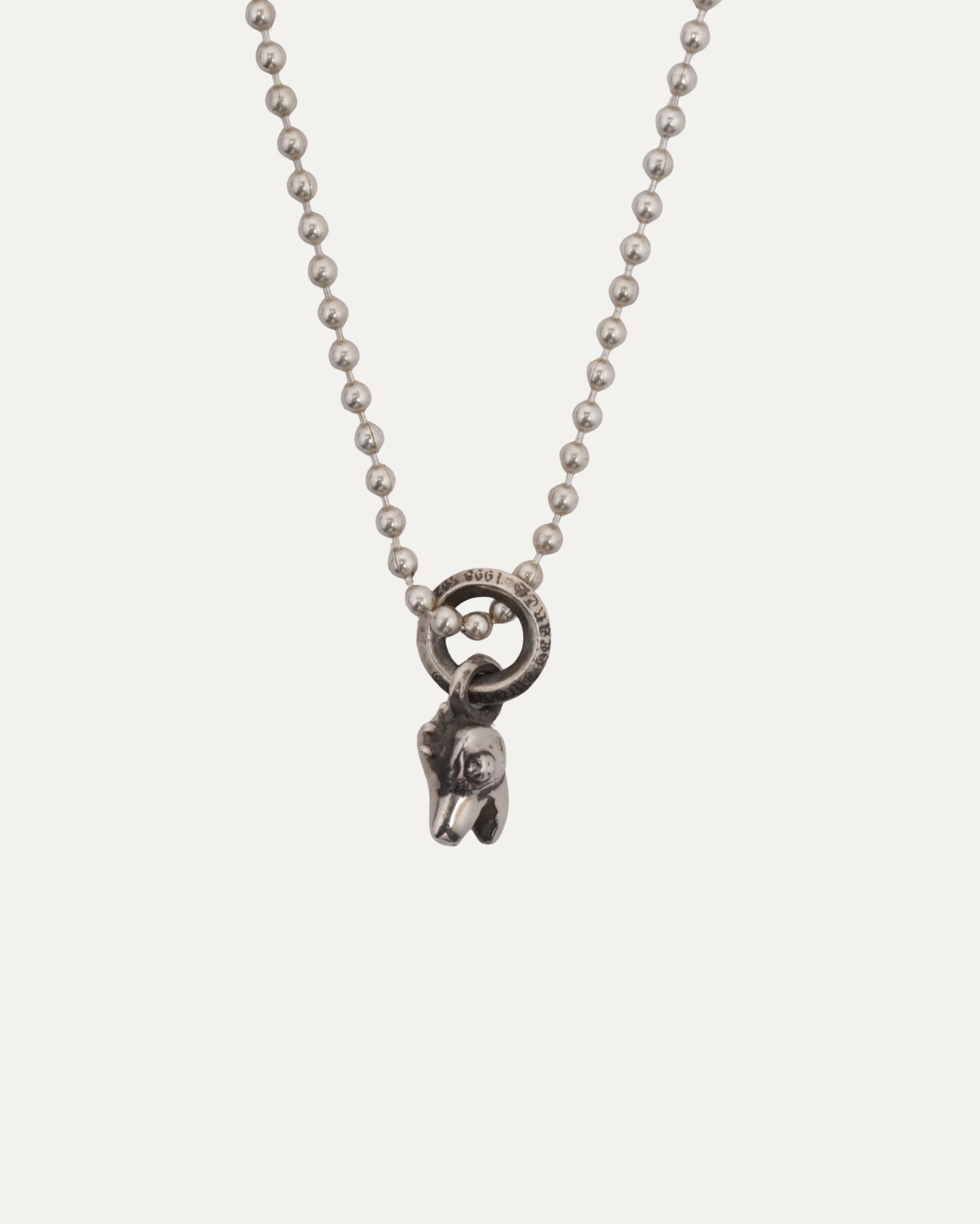 Small Dinosaur Pendant w/ Ball Chain